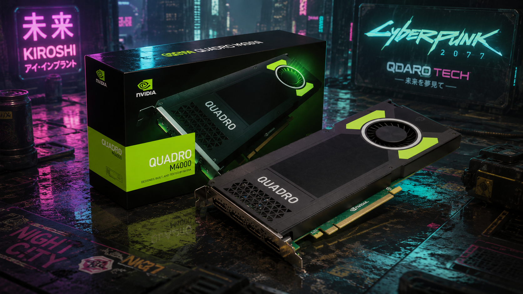 Quadro M4000 - Une carte graphique de 2015 capable de faire tourner Cyberpunk 图片 2