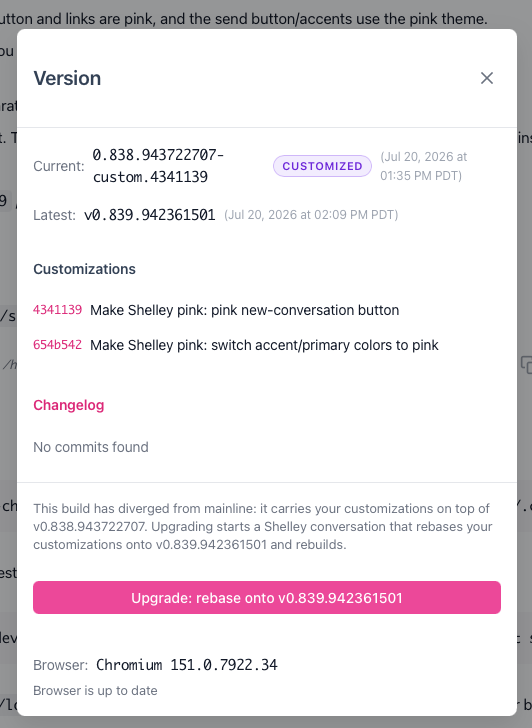 Customizing Shelley, Customizing Software 图片 3