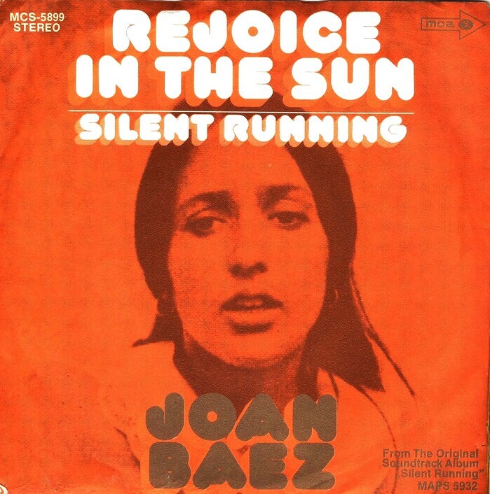 Joan Baez – “Rejoice in the Sun” / “Silent Running” German single cover 图片 3