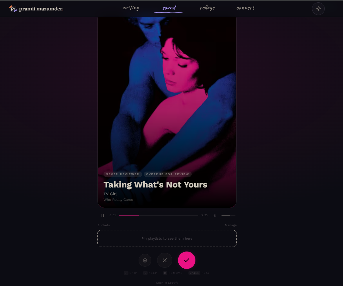 i made tinder for my playlists 图片 2