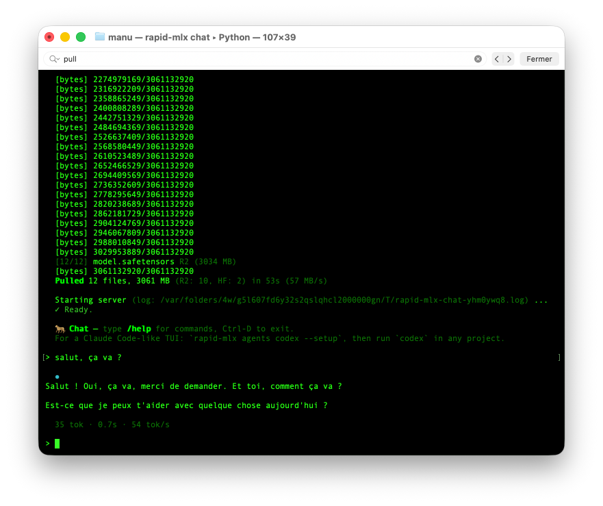 Rapid-MLX - Installer un serveur IA local sur votre Mac 图片 2