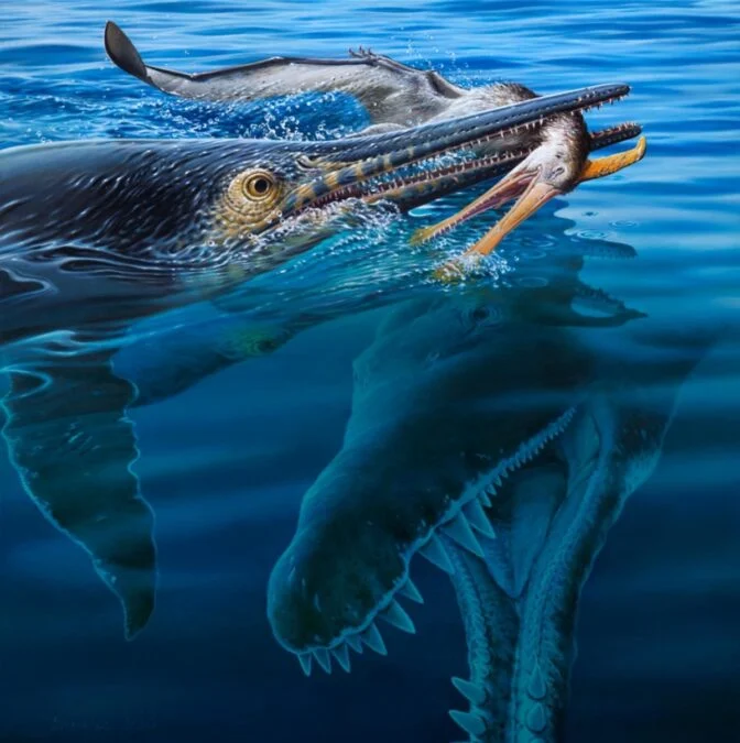 Like an Ancient 'Turducken': Fossil Captures Cretaceous Sea Monsters Devouring Each Other 图片 2