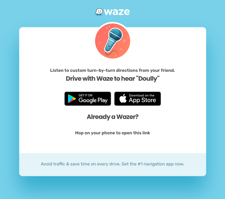 Doully sur Waze - Le GPS le plus éclaté de la route 图片 2