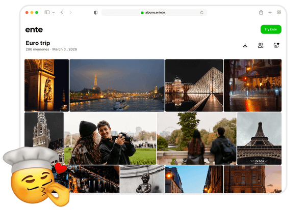 New in Ente Photos: Offline Gallery, Better Sharing, ML Improvements, and More 图片 2