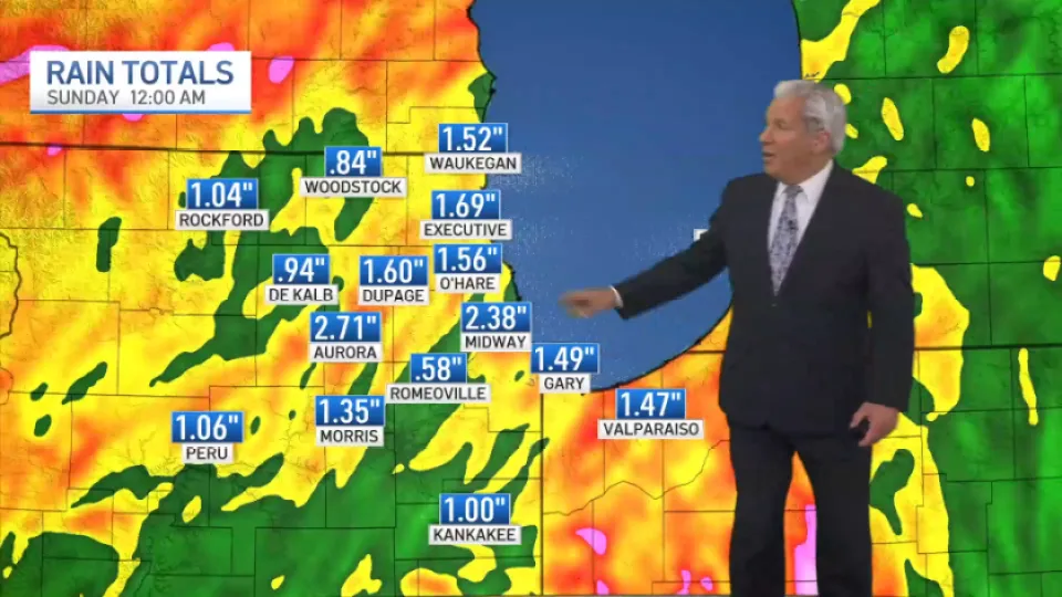 ‘We're gonna get soaked:' Showers, storms and ‘repeated downpours' in Chicago forecast 图片 3