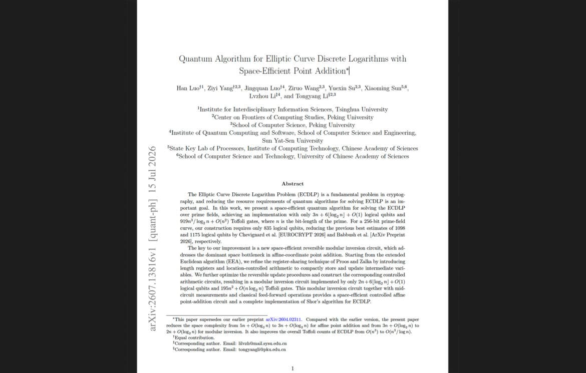 ECC Attack Circuit Drops to 835 Logical Qubits 图片 2