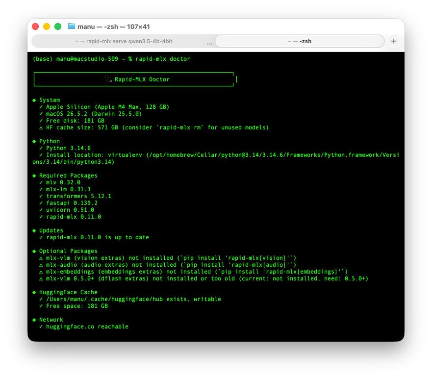 Rapid-MLX - Installer un serveur IA local sur votre Mac 图片 3