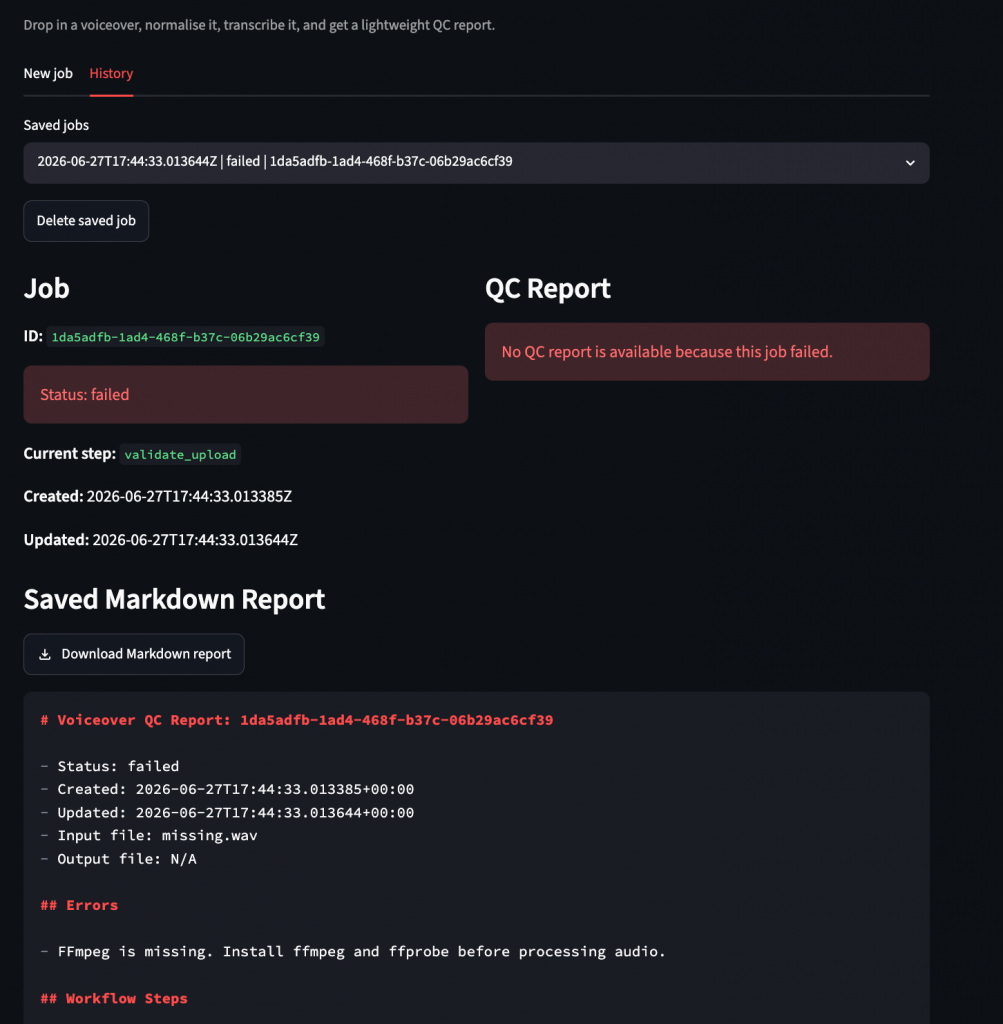 Postmortem: How I Built an Agentic Voiceover Processing Workflow Prototype With Python & n8n 图片 3