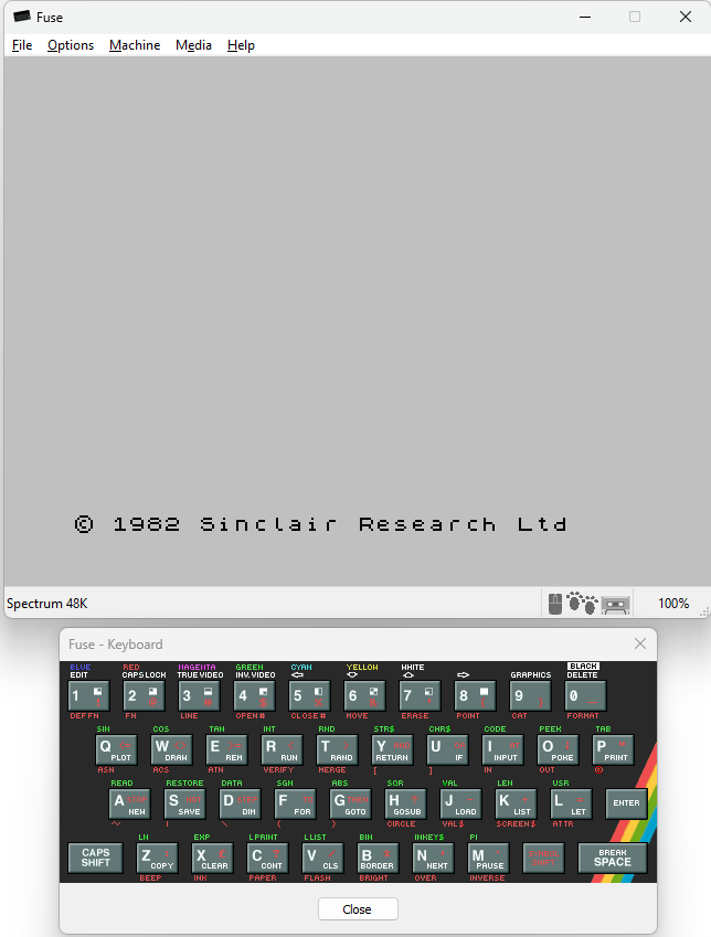 Getting Started with the Fuse Emulator for ZX Spectrum 图片 4