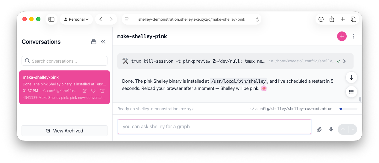 Customizing Shelley, Customizing Software 图片 2