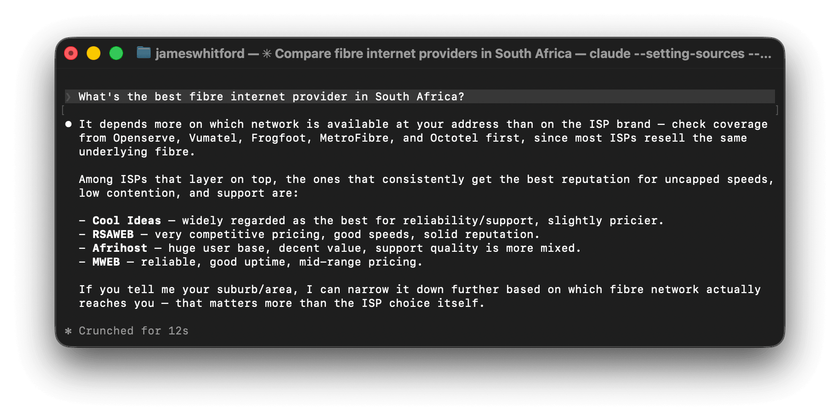Which South African ISP Do AI Agents Recommend? Telkom vs Afrihost vs MWEB vs Webafrica 图片 3