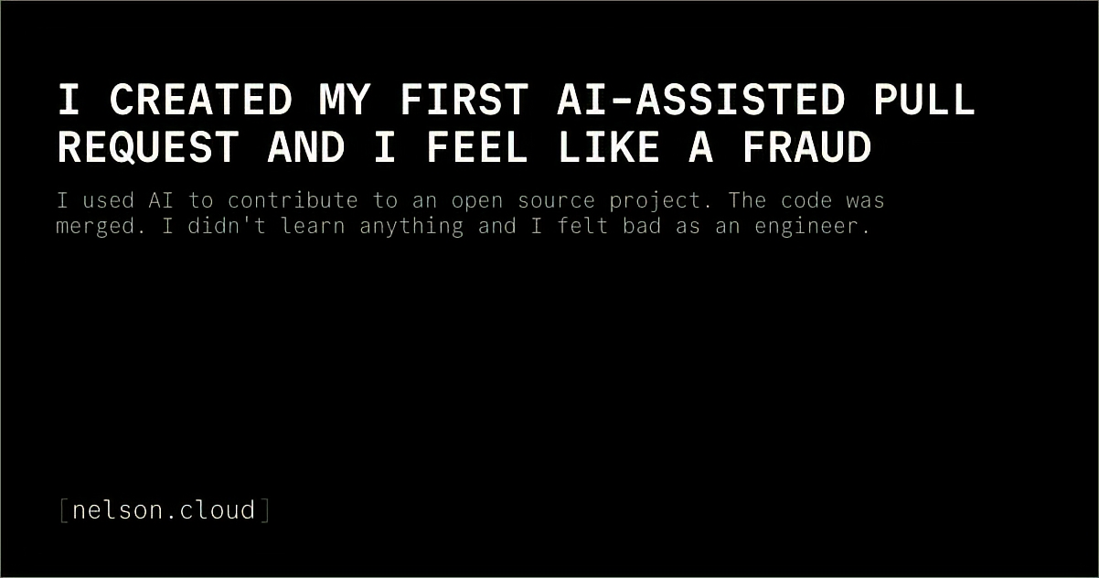 I created my first AI-assisted pull request 图片 1