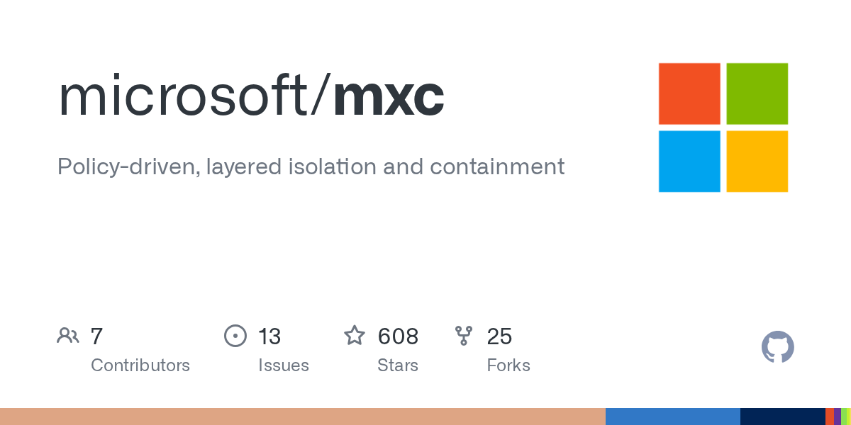 Microsoft EXecution Container (MXC) 图片 1