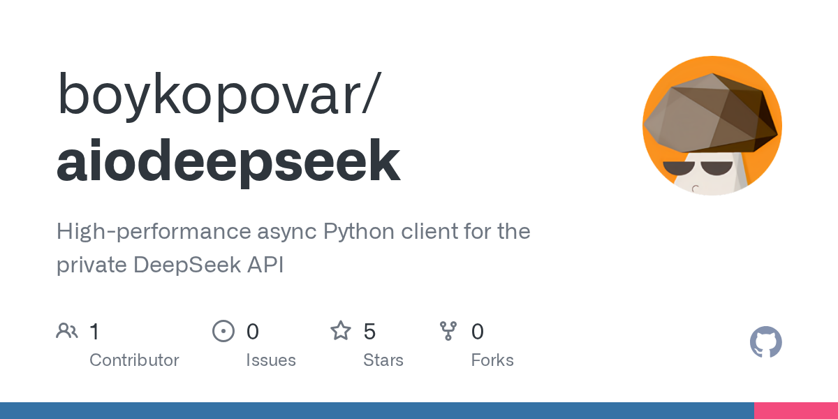 Async Python client for private DeepSeek API 图片 1