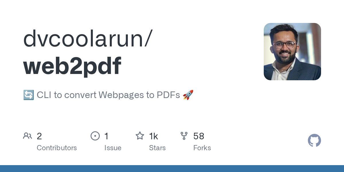 CLI for generating PDFs for offline reading 图片 1
