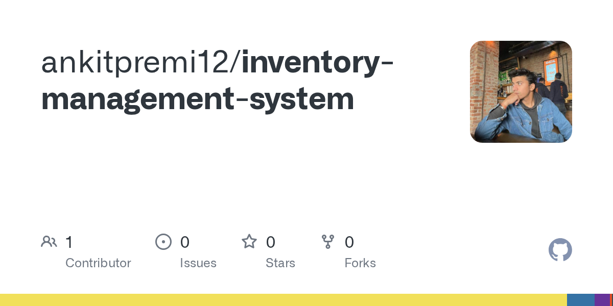 ankitpremi12 pushed inventory-management-system 图片 1