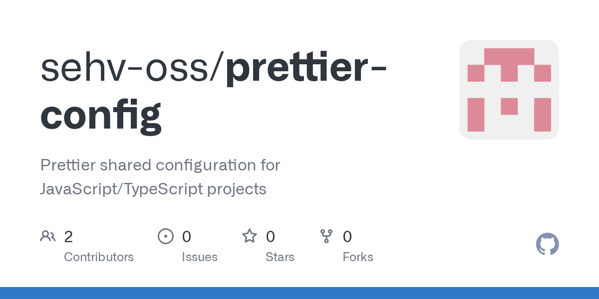 sehnemvinicius pushed prettier-config 图片 1
