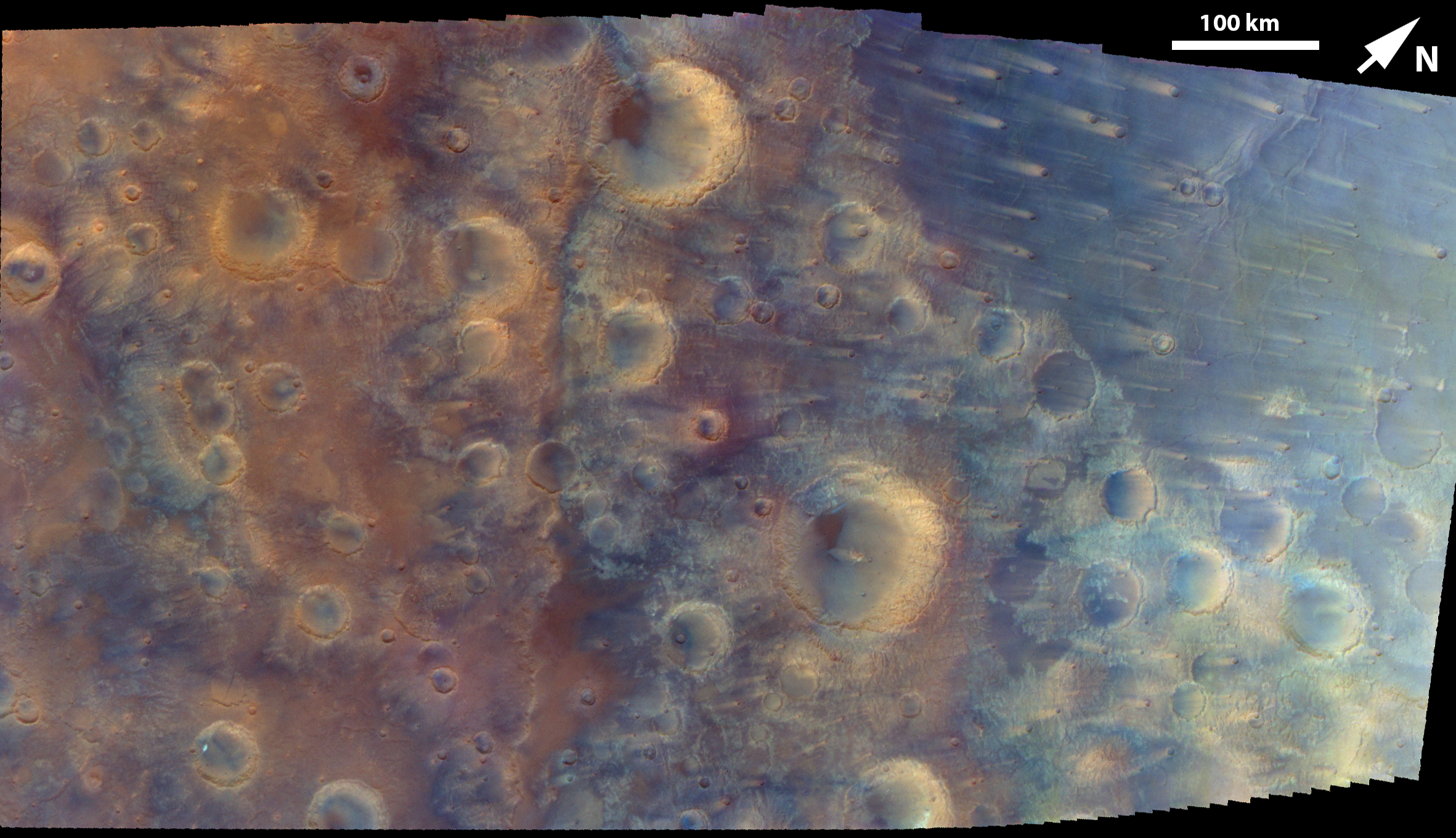 NASA’s Psyche Mission Images Details of Martian Surface During Flyby 图片 1