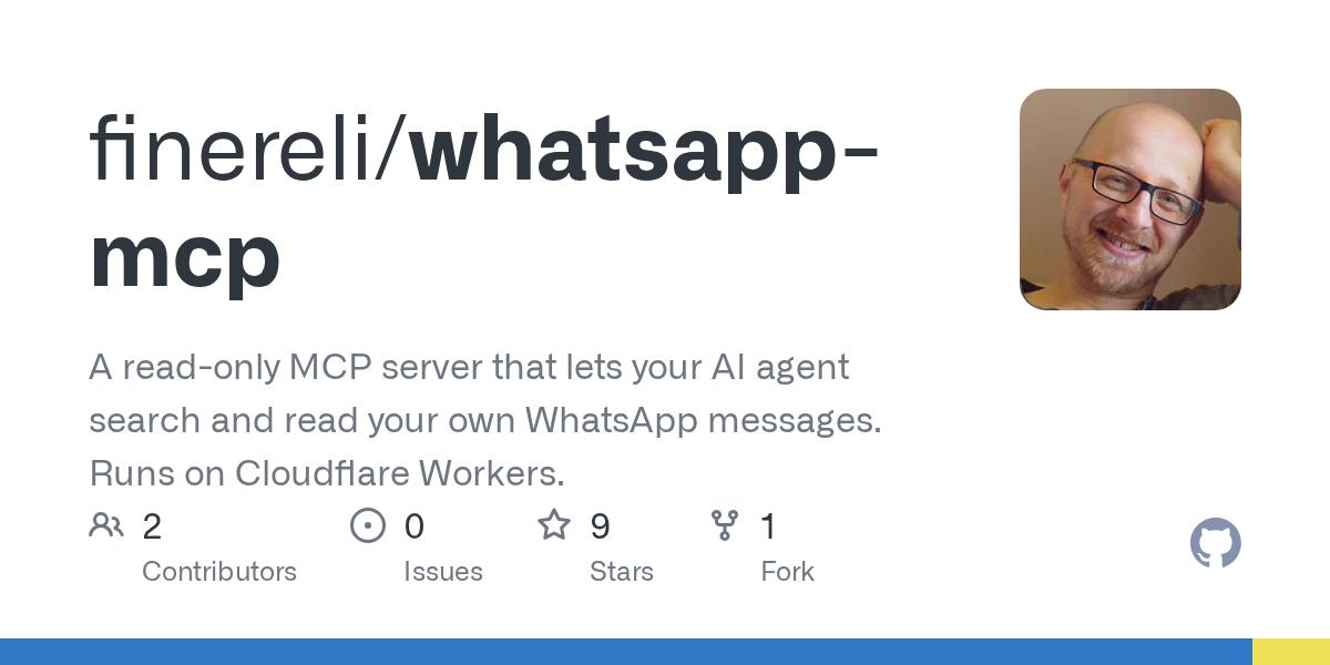 WhatsApp MCP 在 Cloudflare 上免费运行 图片 1